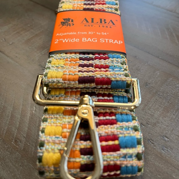 Alba Colorful 2”Wide Bag Strap - Picture 3 of 5